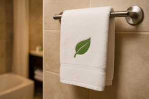 How a Simple Towel Can Save 50 Liters of Water